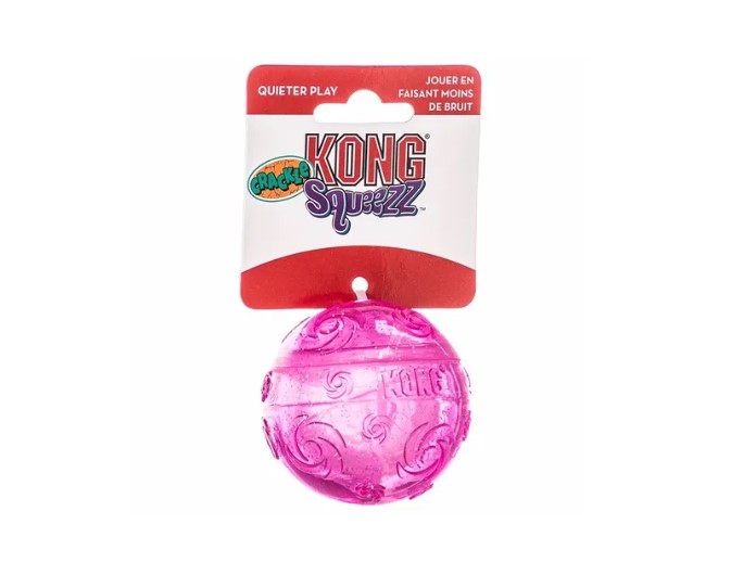 Pelota Kong Ball Squeezz Crackle Extra Large - Imagen 5