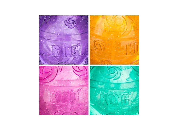 Pelota Kong Ball Squeezz Crackle Extra Large