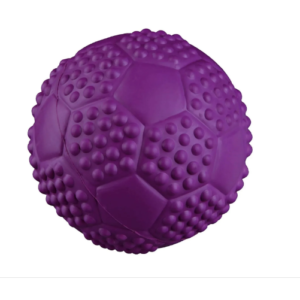 Juguete Pelota Futbol Para Perro Sonido Caucho Natural 7cm