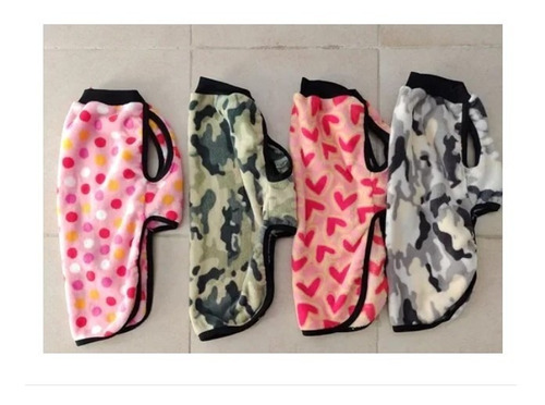 Abrigo Para Perro Poncho Polar Super Soft Estampado
