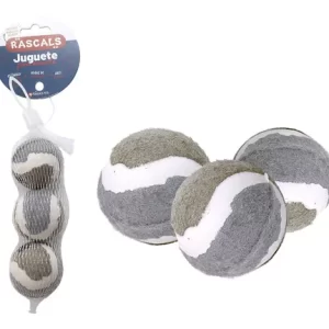 Juguete Para Perros Set De 3 Pelotas De Tenis