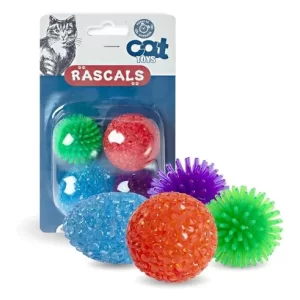 Pack 4 Pelotas De Goma Gatos
