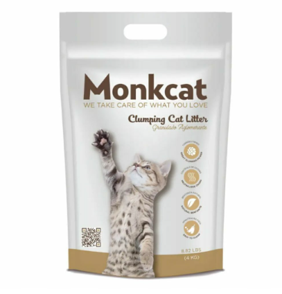 Piedras Arena Mineral Aglutinante Para Gato Monk Cat