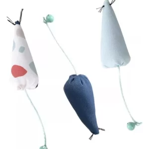 Juguete Para Gatos Set X3 Ratoncitos Rascals
