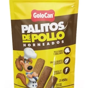 Palitos De Pollo Horneados 450 Gr Golocan Perros Golosinas