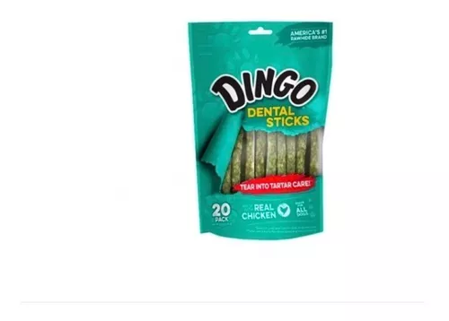 Golosinas Para Perros Palitos Extrusados X20 Un Dingo Sticks