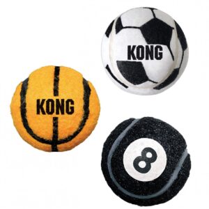 Juguete Pelota P/ Perro Kong Sport Assorted Xs Sin Chifle X3