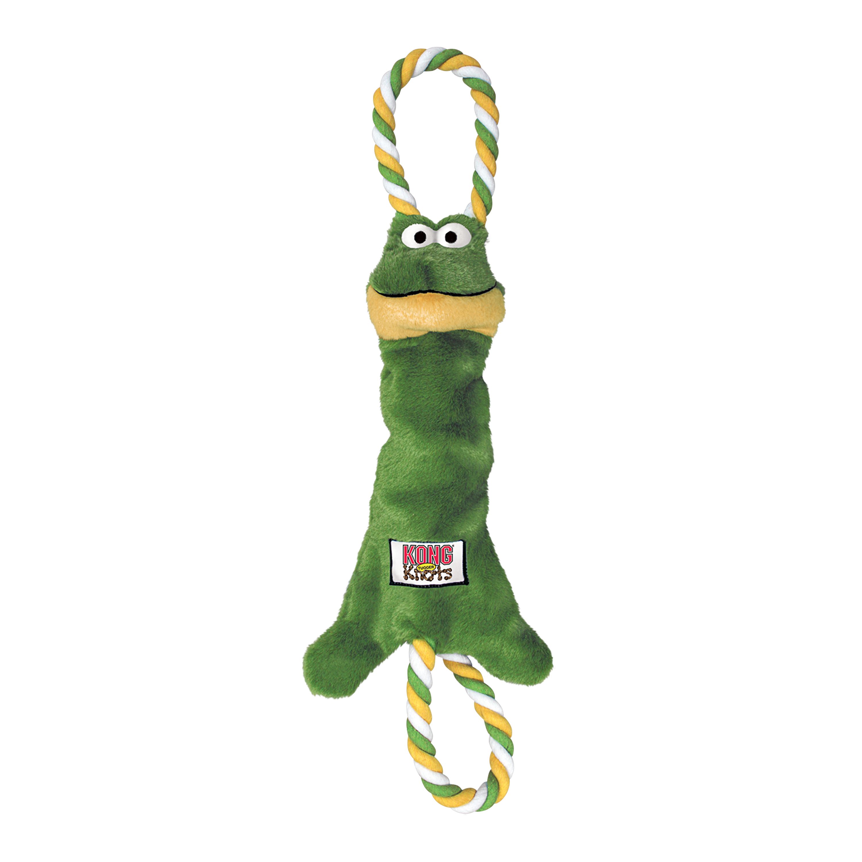 Kong Tugger Knots Frog M / L Color Verde
