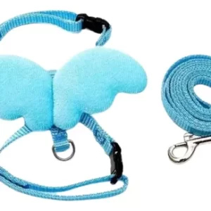 Pretal Y Correa Regulable Con Alitas Para Gato