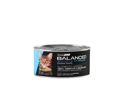 Alimento Humedo Balanced Souffle Gato Adulto 85grs Pack X12