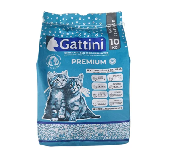 Gattini Premium Piedras Aglomerantes Bentonita X10 Kg