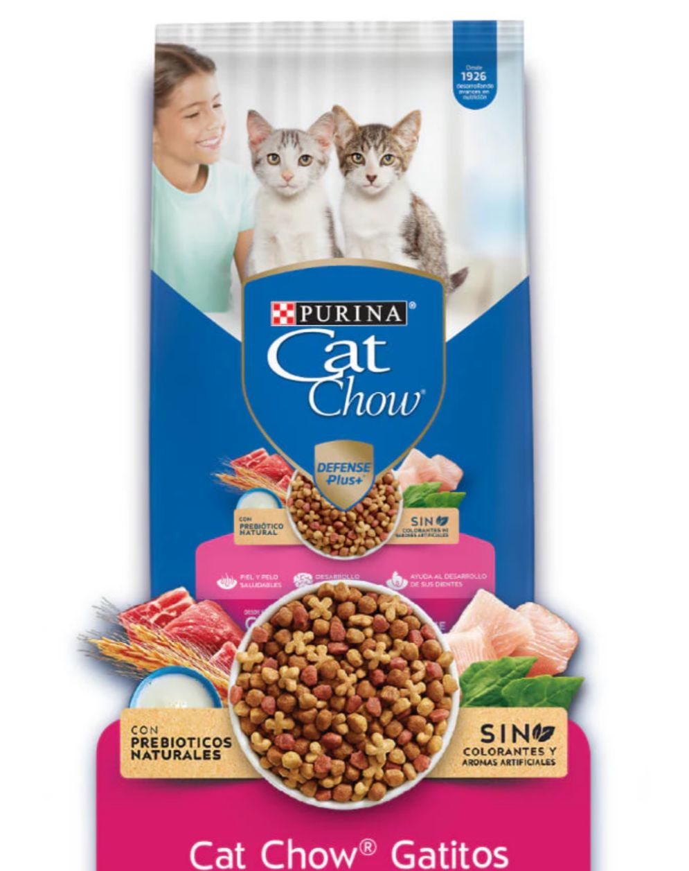 Alimento Fraccionado Cat Chow Kitten X1 KG - Imagen 2