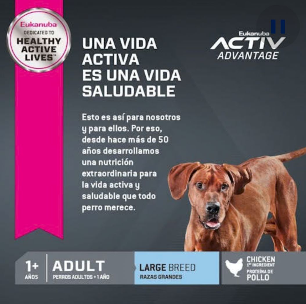 Alimento Fraccionado Eukanuba Perro Adulto Grande X1 KG - Imagen 4