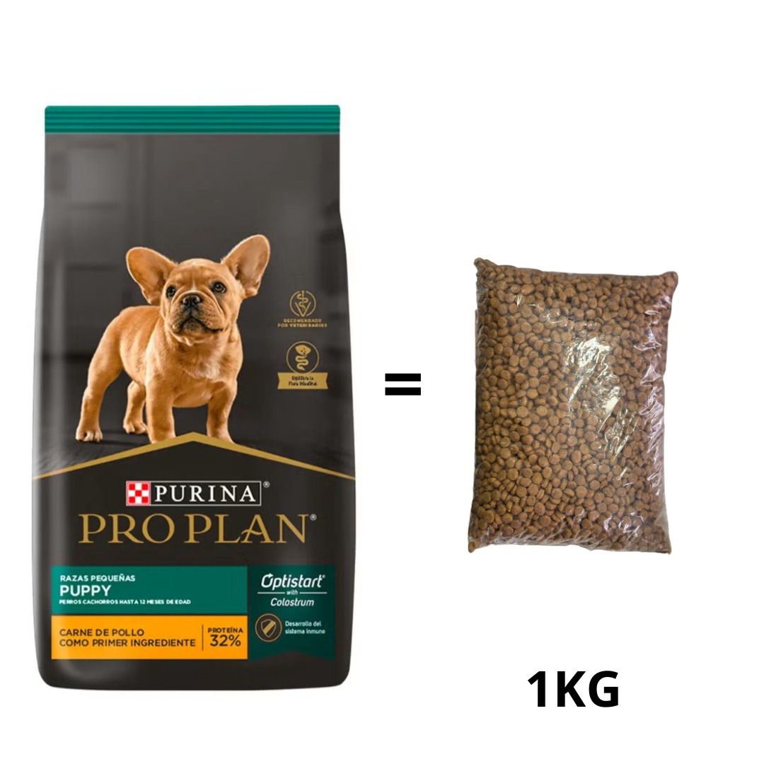 Alimento Fraccionado Pro Plan Puppy Mordida Pequeña X1 KG