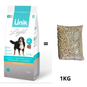 Alimento Fraccionado Unik Adulto Light X1 KG
