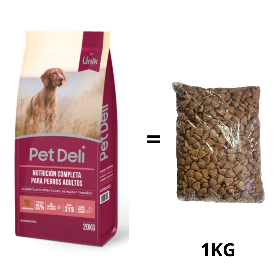 Alimento Fraccionada Unik Pet Deli X1 KG