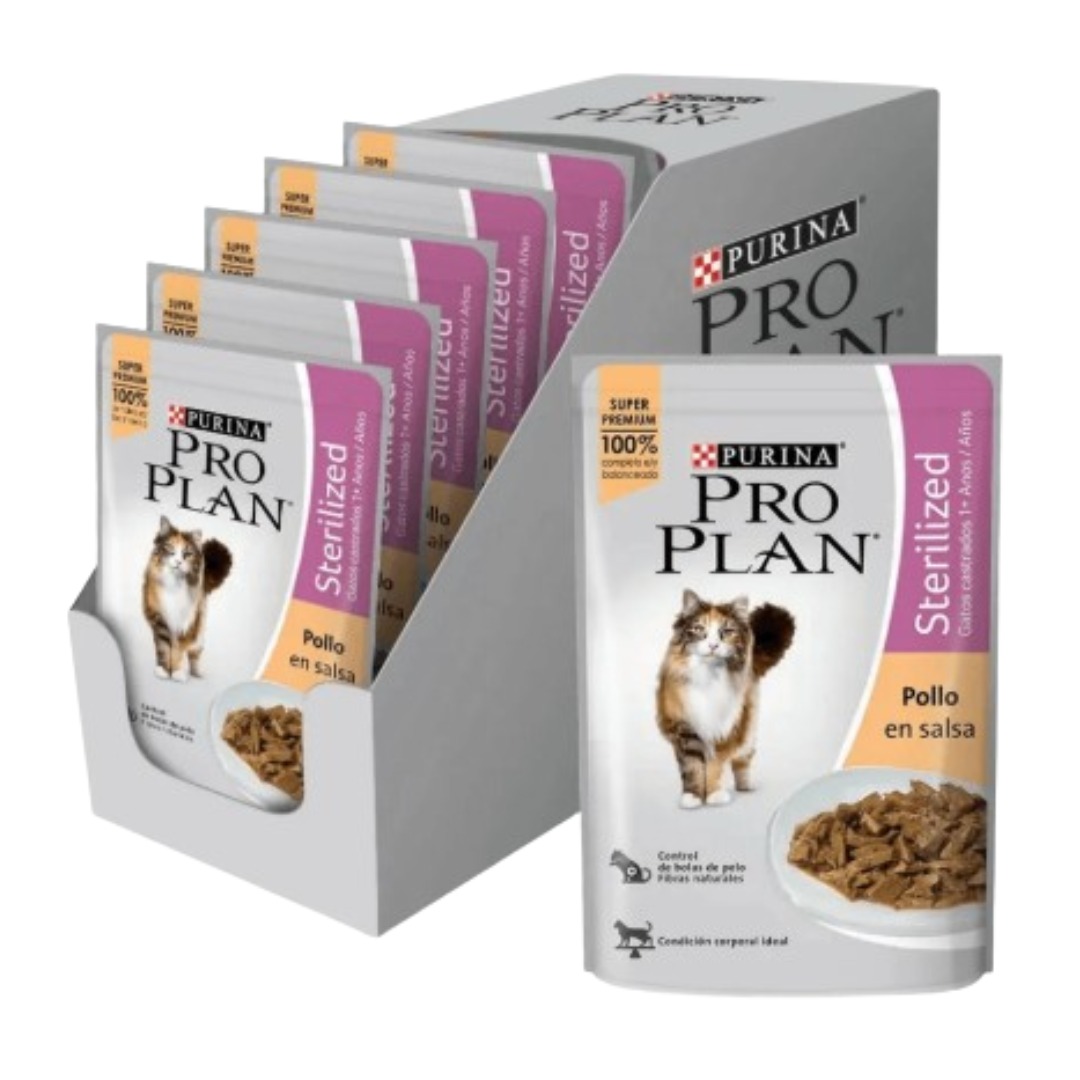Alimento Humedo Pouch Pro Plan Sterilized Gato