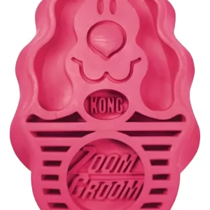 Kong Zoomgroom Peine Para Perro-Gato Small Rosa