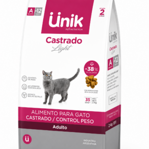 Alimento Balanceado Gatos Castrados Light Unik X 2 Kg