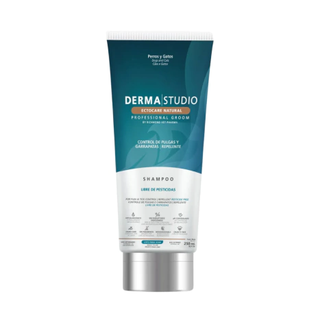 Shampo Derma Studio Control De Pulgas y Garrapatas